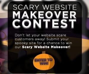 Win a FREE Website Design with Amplified Digital's Scary Website Makeover Contest